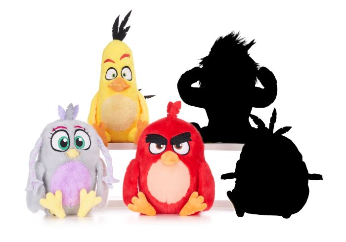 (Mis 3+) ANGRY BIRDS Peluche 24cm 5ass…x36